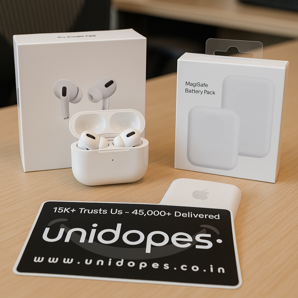 UniPods Pro 2 ANC + Mag•Battery Pack 10,000mAh - Imported USA Quality, 1-Yr Warranty & 15-Day Returns - Type C