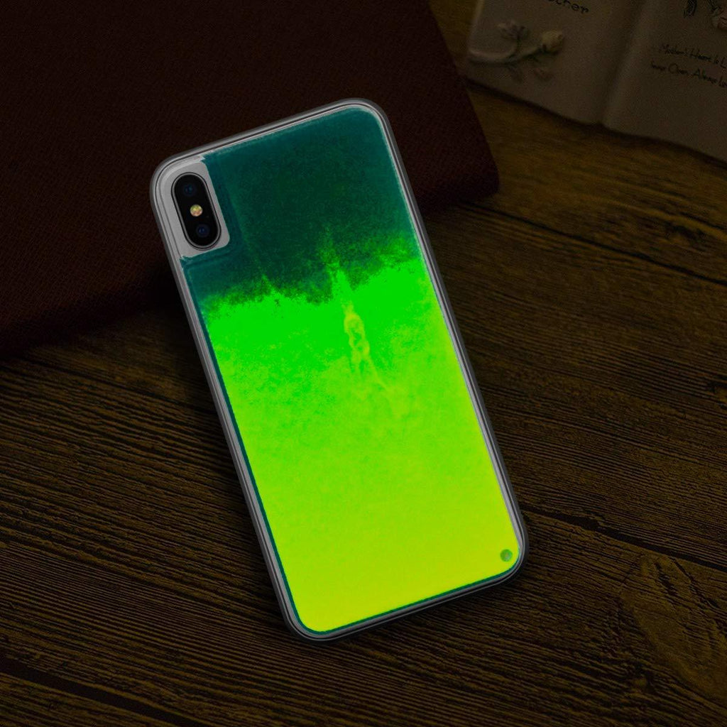 Uni•Case - Paint Me Green Neon Sand Glow Case