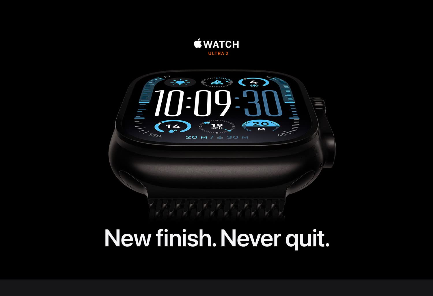 UniWatch Ultra 2 Series 9: Black Titanium SUPER OG with LOGO - Extra Strap & AirPods FREE Inside Box