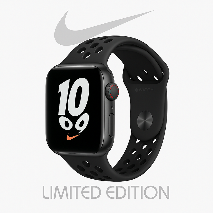 UniWatch S9 Sport 45mm Smartwatch - Perforated Sport Strap, Always-On Display, Heart Rate & SpO2, Run & Walk Modes | Extra Strap + Earbuds Free | 1-Year Warranty