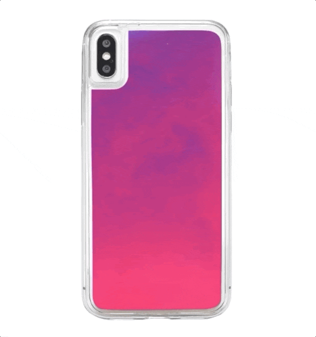 Uni•Case - Pink Neon Sand Glow Case