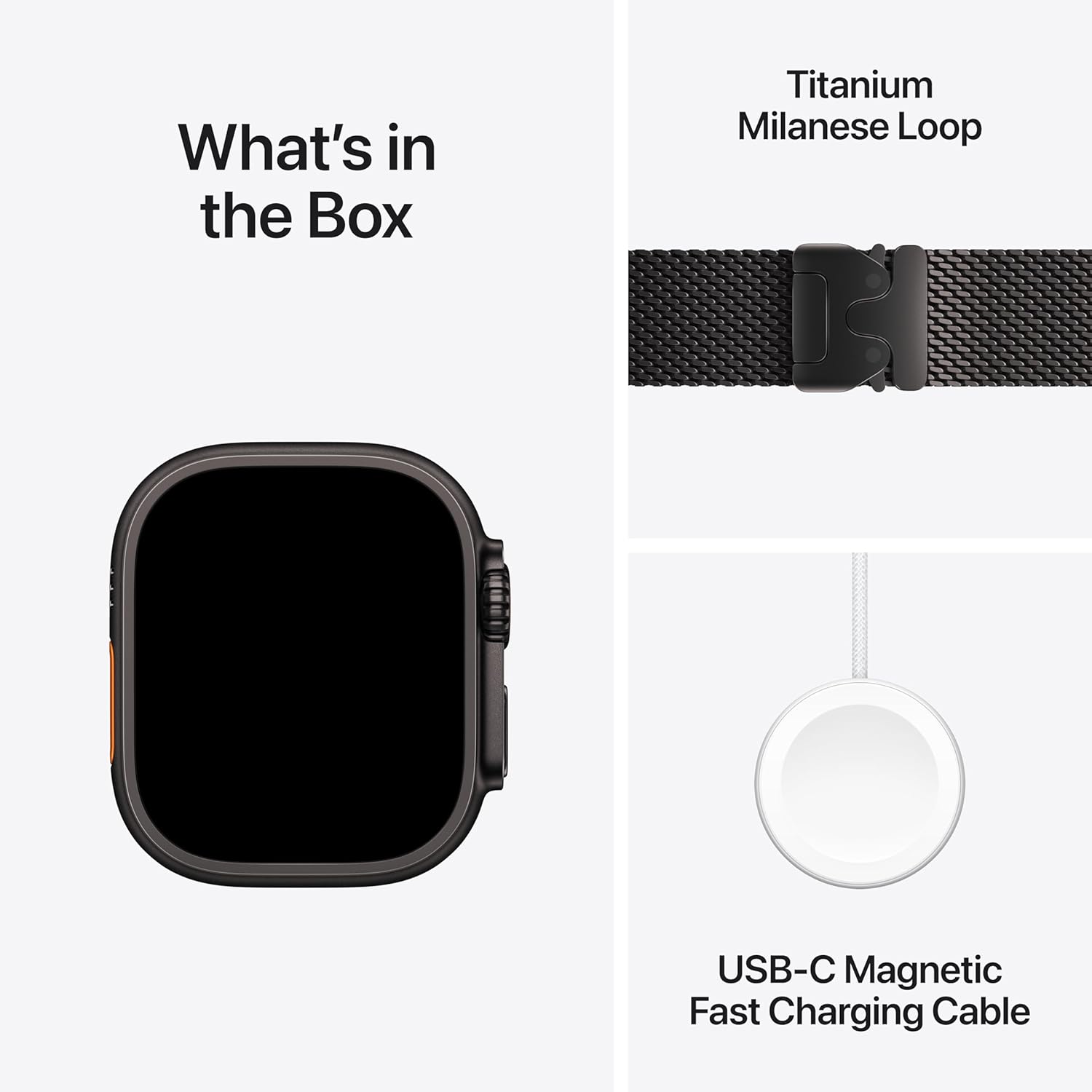 UniWatch Ultra 2 Series 9: Black Titanium SUPER OG with LOGO - Extra Strap & AirPods FREE Inside Box