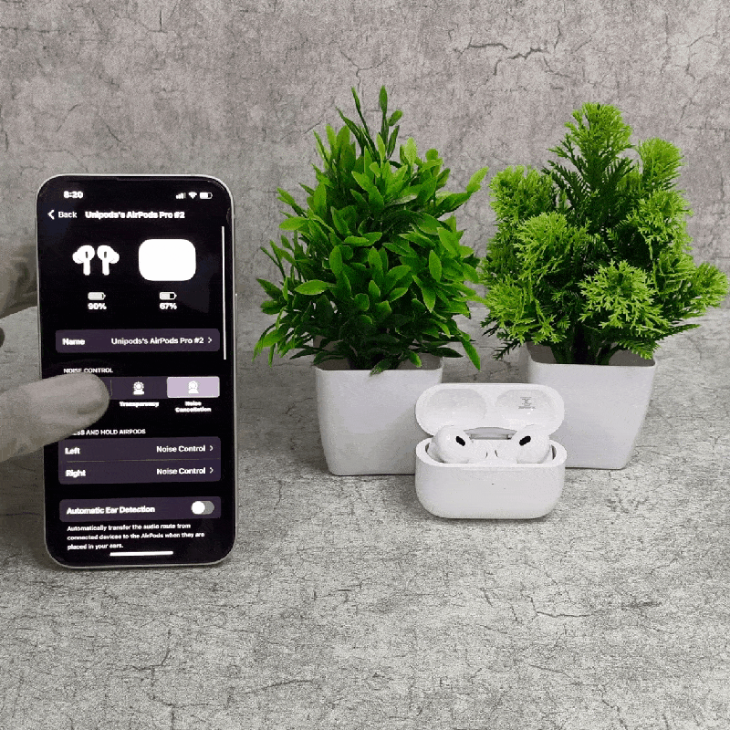 UniPods Pro 2 ANC + Mag•Battery Pack 10,000mAh - Imported USA Quality, 1-Yr Warranty & 15-Day Returns - Type C