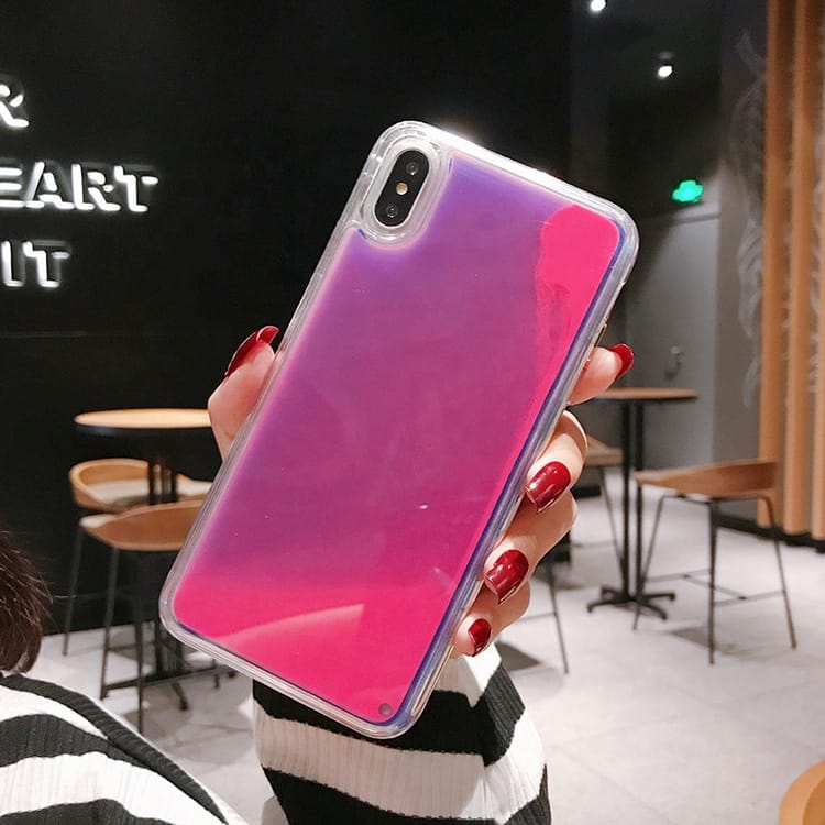 Uni•Case - Pink Neon Sand Glow Case