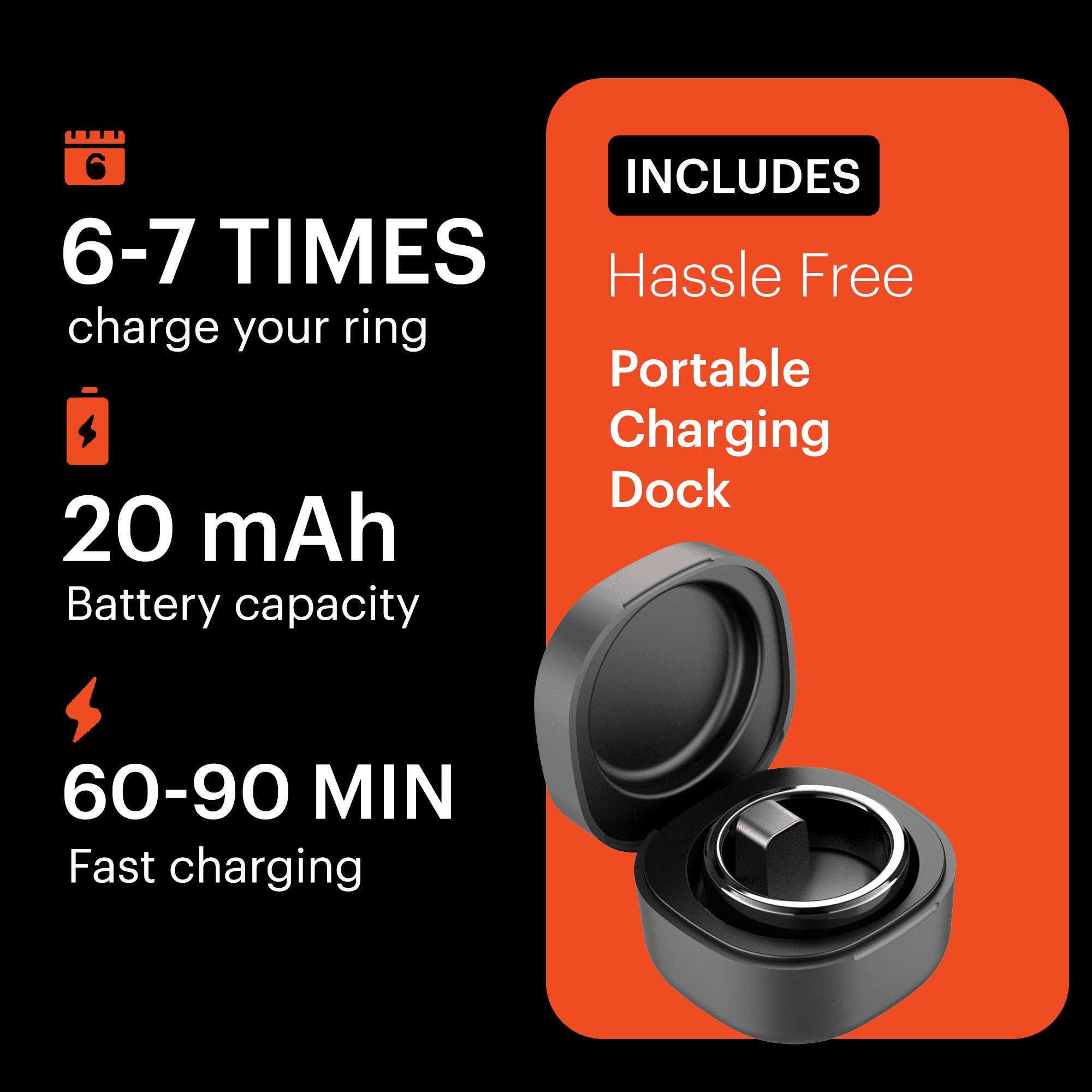 Uni•Q-Ring - Wireless Smart Ring (Stainless Steel Case, Waterproof, Chip RF03, BT Connection, Heart Rate & Sleep Monitoring, Sports Mode) - UniSex + Easy 15-Day Returns - Earbuds (Free Gift), unipods pro 2, Unidopes.co.in